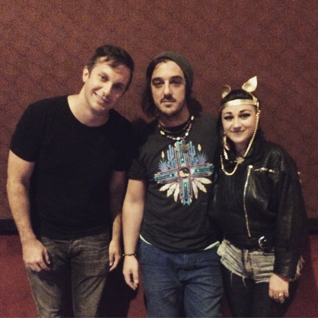 Dan with Perrin and Nai from Hiatus Kaiyote